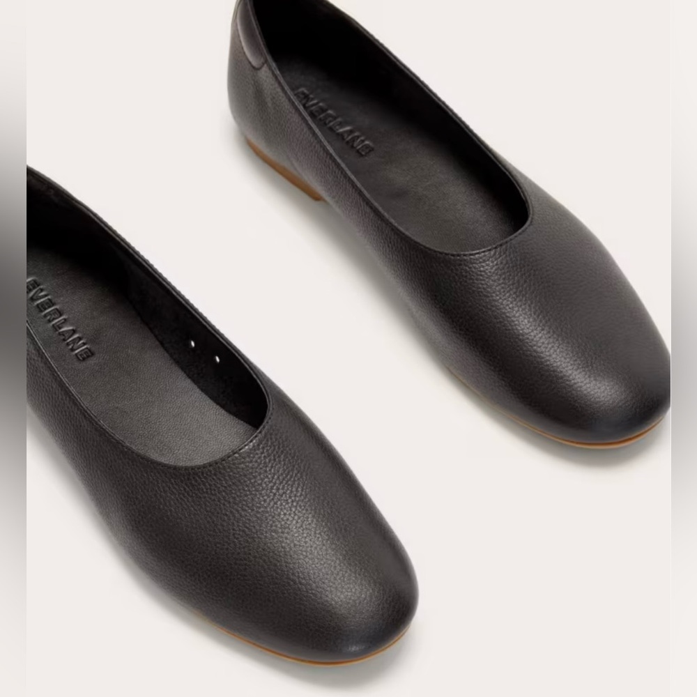 Everlane The Day Glove. Leather Black Flats. Size 9M Brand New in Box - Picture 2 of 11